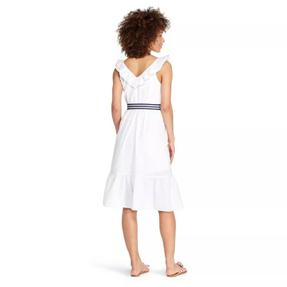 3X XL Nwt White Belted Vineyard Vines Target Dress - Picture 3 of 3